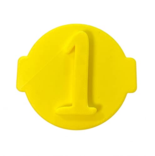 The Cookie Cutter Hub Number 1 Embosser No 141 /Stamp for Cupcakes Fondant Icing Clay Cake Baking Decoration