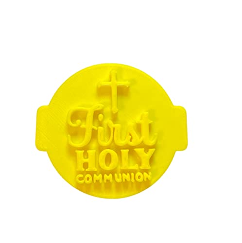 The Cookie Cutter Hub First Holy Communion Embosser No 108 /Stamp for Cupcakes Fondant Icing Clay Cake Baking Decoration