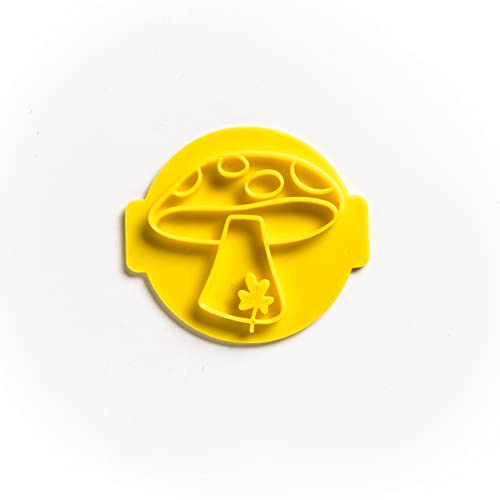The Cookie Cutter Hub Mushroom Embosser No 89 /Stamp for Cupcakes Fondant Icing Clay Cake Baking Decoration