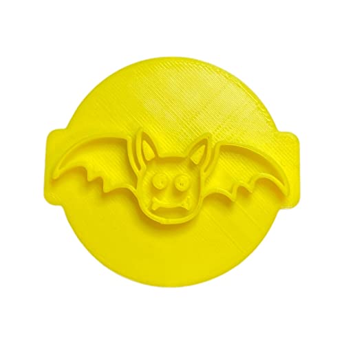 The Cookie Cutter Halloween Bat Embosser No 64 /Stamp for Cupcakes Fondant Icing Clay Cake Baking Decoration