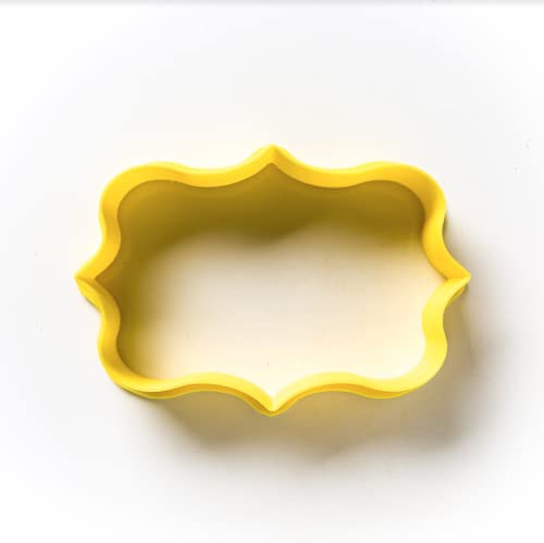 The Cookie Cutter Hub 8cm Plaque Cookie Cutter for Cookies Biscuits Clay Baking Decoration