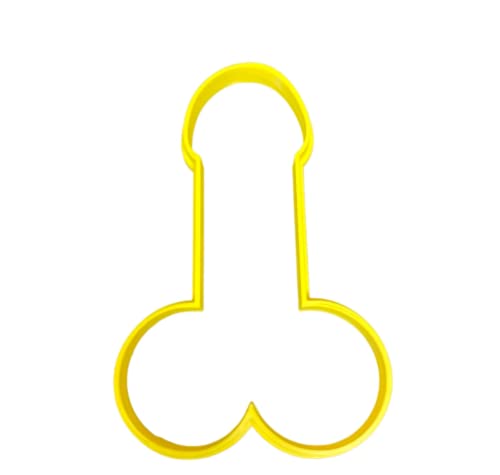 The Cookie Cutter Hub 12cm Penis Cookie Cutter for Cookies Biscuits Clay Baking Decoration