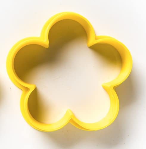 The Cookie Cutter Hub 6cm Flower Cookie Cutter for Cookies Biscuits Clay Baking Decoration
