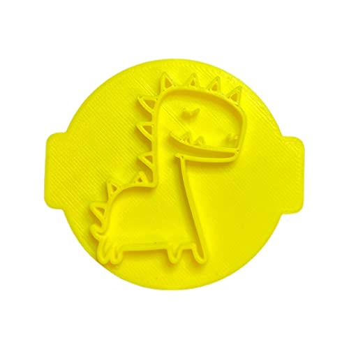 The Cookie Cutter Hub Dinosaur Embosser No 75/Stamp for Cupcakes Fondant Icing Clay Cake Baking Decoration