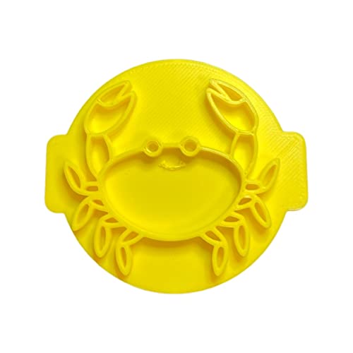 The Cookie Cutter Hub Crab Embosser No 95 /Stamp for Cupcakes Fondant Icing Clay Cake Baking Decoration