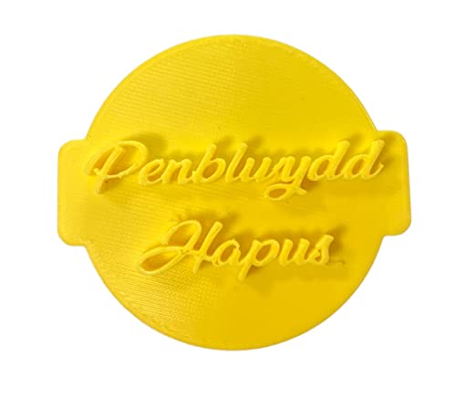 The Cookie Cutter Hub Penblwydd Hapus Embosser No 129 /Stamp for Cupcakes Fondant Icing Clay Cake Baking Decoration