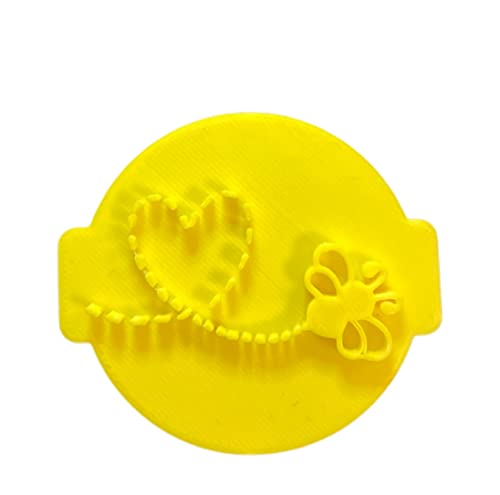 The Cookie Cutter Hub Butterfly Love Heart Embosser No 125 /Stamp for Cupcakes Fondant Icing Clay Cake Baking Decoration