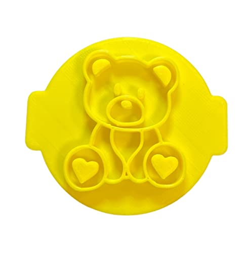 The Cookie Cutter Hub Boy Teddy Embosser No 114 /Stamp for Cupcakes Fondant Icing Clay Cake Baking Decoration