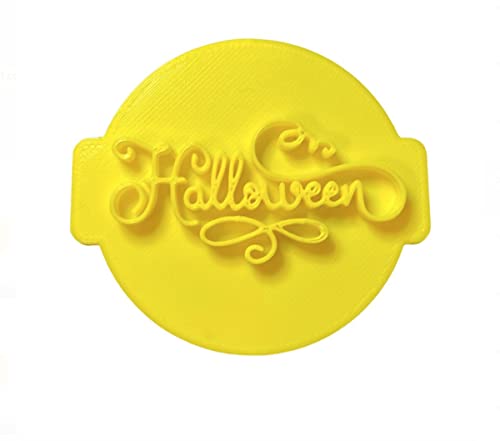 The Cookie Cutter Hub Spooky Halloween Embosser No 16 /Stamp for Cupcakes Fondant Icing Clay Cake Baking Decoration
