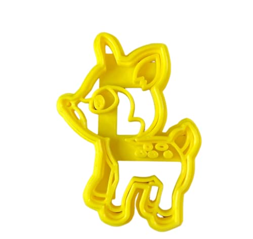 The Cookie Cutter Hub 8cm Woodland Deer Cookie Cutter for Cookies Biscuits Clay Baking Decoration