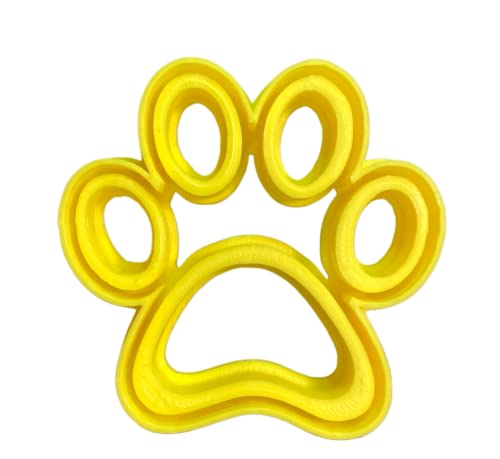 The Cookie Cutter Hub 7cm Chunky Paw Cookie Cutter for Cookies Biscuits Clay Baking Decoration
