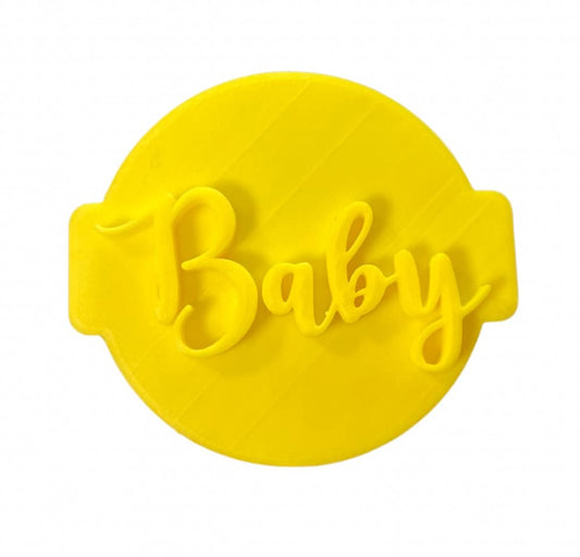 The Cookie Cutter Hub Baby Embosser No 131 /Stamp for Cupcakes Fondant Icing Clay Cake Baking Decoration