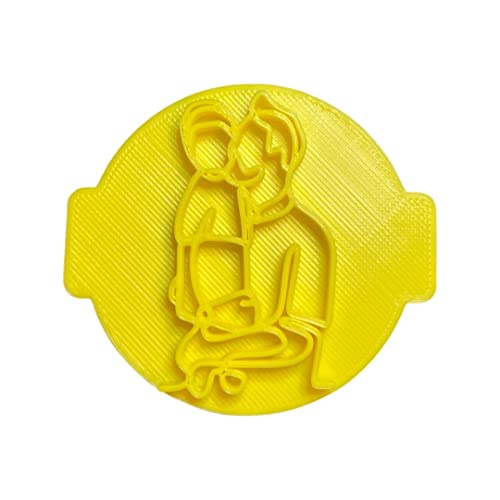 The Cookie Cutter Hub Father & Child Embosser No 35/Stamp for Cupcakes Fondant Icing Clay Cake Baking Decoration