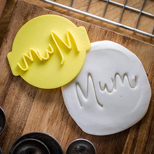 The Cookie Cutter Hub Mum Embosser No 1 /Stamp for Cupcakes Fondant Icing Clay Cake Baking Decoration